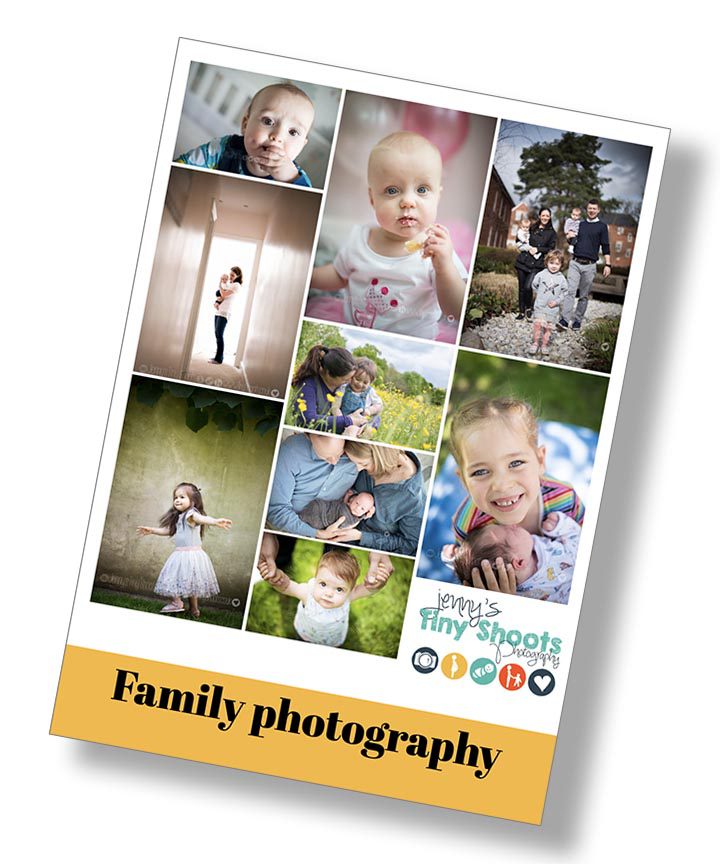 Family photography brochure